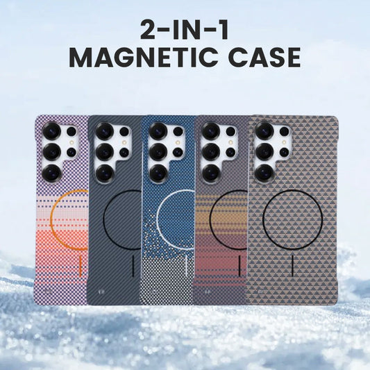 📱🔥 Pouzdro s magnetickým pocitem nahého zařízení pro Galaxy S23/S24/S25