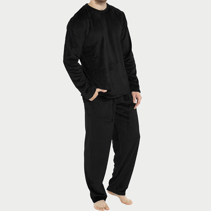 🧸 Ensemble Pyjama Velours Thermique Confortable pour Homme, doux et chaud ✨