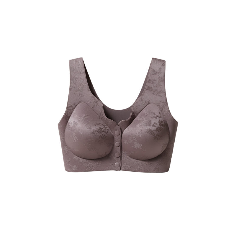 Soutien-gorge sans coutures, confortable, à fermeture sur le devant et sans armatures