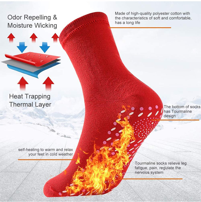 Turmalínové masážní ponožky-4