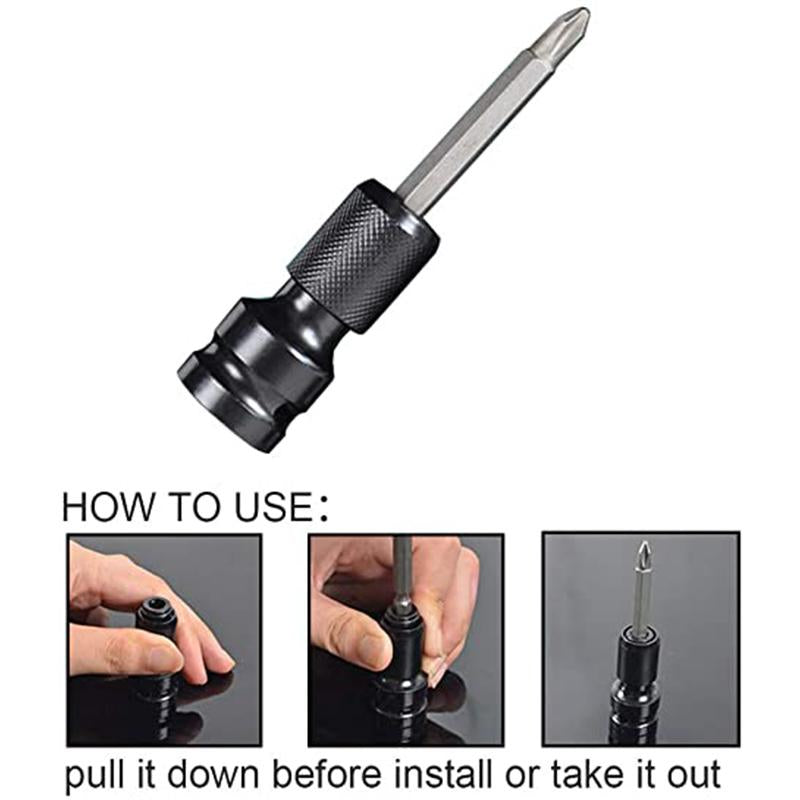 Hex Shank Socket Converter--buy 3 get 2 free(5pcs)-7