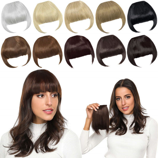 Seamless 3D Clip-In Bangs Hair Extensions（50% OFF）