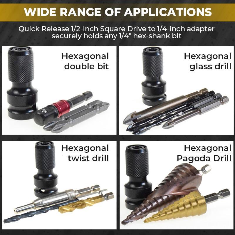 Hex Shank Socket Converter--buy 3 get 2 free(5pcs)-8