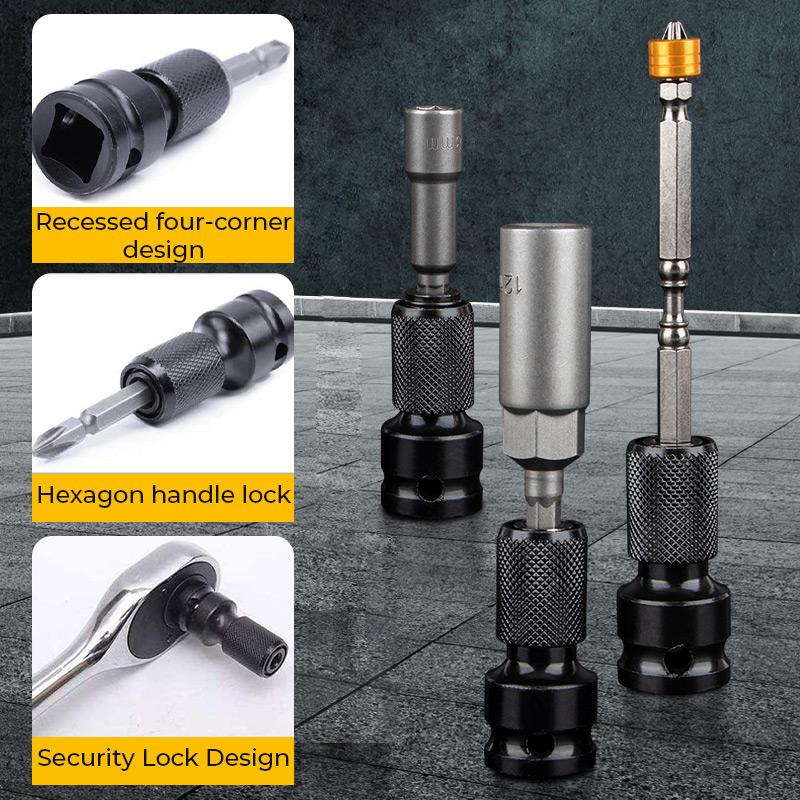 Hex Shank Socket Converter--buy 3 get 2 free(5pcs)-6