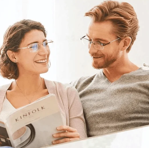 🔥✨(Buy 1 Get 1 Free) ✨Sapphire high hardness anti-blue progressive Far And Near Dual-Use Reading Glasses