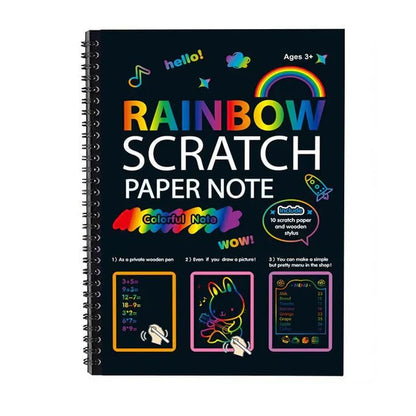🌈 Poloviční cena ✍️ Duhový kouzelný stírací papír