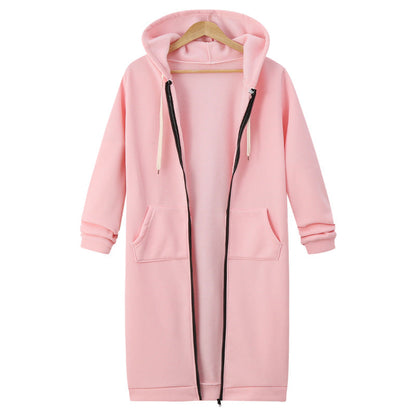 📢📢50 % de réduction🔥✨ Sweats à capuche en polaire à fermeture éclair pour femmes