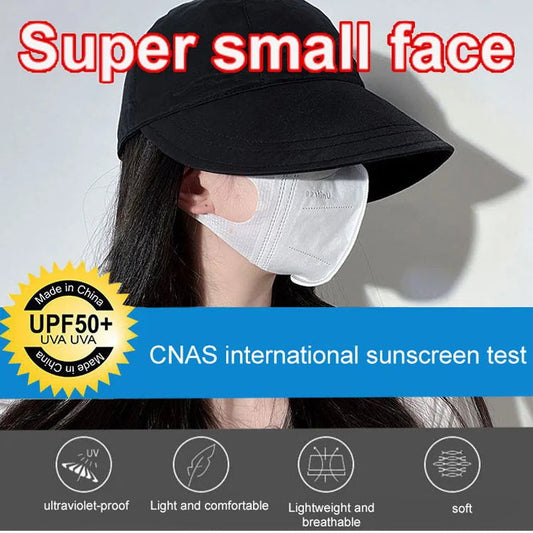 👒 Skládací klobouk ve tvaru mušle s ochranou proti slunci – ✨UPF50+ blokuje 99 % UV záření – platba při doručení 💕
