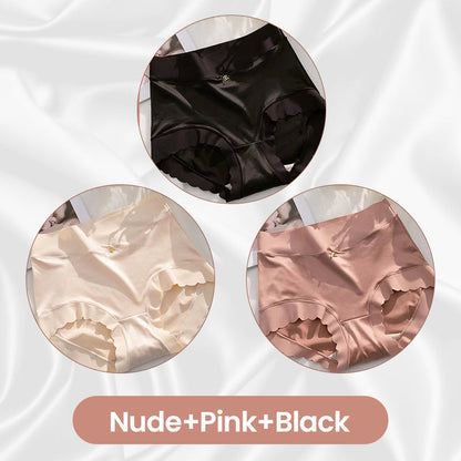 ⌛DERNIERS JOURS🔥1 acheté=2 offerts🩲Culotte satin premium antibactérienne hydratante🎁