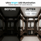 📢📢 SLEVA 50 % !!!⏰Moderní 2-v-1 LED stropní ventilátor se světlem
