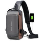 USB charging sport sling  Anti-theft shoulder bag