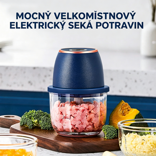 🔥Výkonný elektrický sekáček potravin s velkou kapacitou