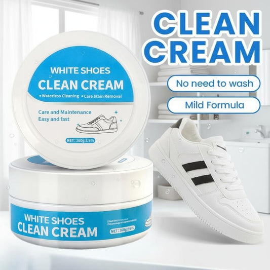 ⏳1+1 zdarma🧼Čisticí krém na boty a kůži bez praní – odstraňovač skvrn s houbičkou