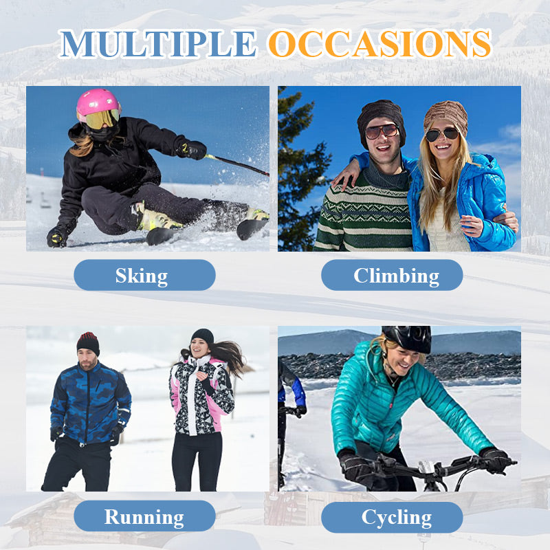 🌸Promotion exceptionnelle : 50 % de réduction❄️Écharpe-bonnet coupe-vent pour femme, idéale pour les activités de plein air