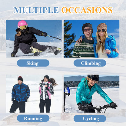 🌸Promotion exceptionnelle : 50 % de réduction❄️Écharpe-bonnet coupe-vent pour femme, idéale pour les activités de plein air
