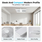 📢📢 SLEVA 50 % !!!⏰Moderní 2-v-1 LED stropní ventilátor se světlem