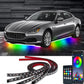 2026 Podvozek automobilu Flexibilní RGB vodotěsné LED páskové osvětlení (2PCS)