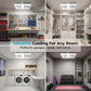 📢📢 SLEVA 50 % !!!⏰Moderní 2-v-1 LED stropní ventilátor se světlem
