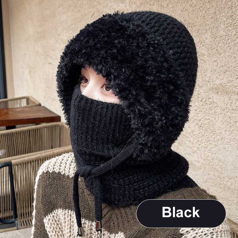 🌸Promotion exceptionnelle : 50 % de réduction❄️Écharpe-bonnet coupe-vent pour femme, idéale pour les activités de plein air