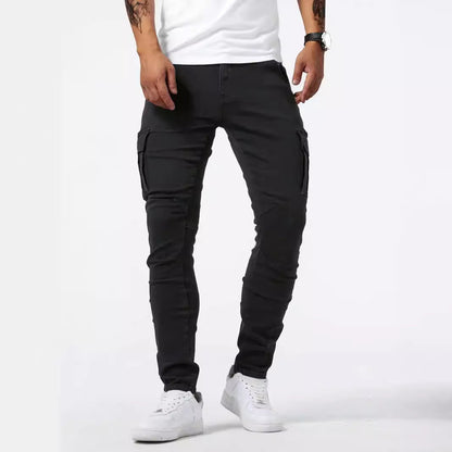 💖Soldes ! Prix cassés💖Pantalon cargo en denim stretch