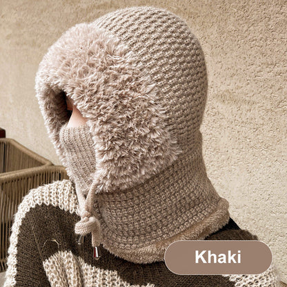 🌸Promotion exceptionnelle : 50 % de réduction❄️Écharpe-bonnet coupe-vent pour femme, idéale pour les activités de plein air