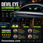 Získejte stylový design ďáblových očí pro váš vůz – LED výstražné světlo do auta. Na dobírku! 👹