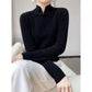 Winter half turtleneck retro buckle pullover knitted sweater🥰Buy 2 free shipping