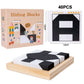 🧩 ČERNO-BÍLÉ MONTESSORI PUZZLE | | Věková skupina 3-8 | Vývojář prostorové logiky