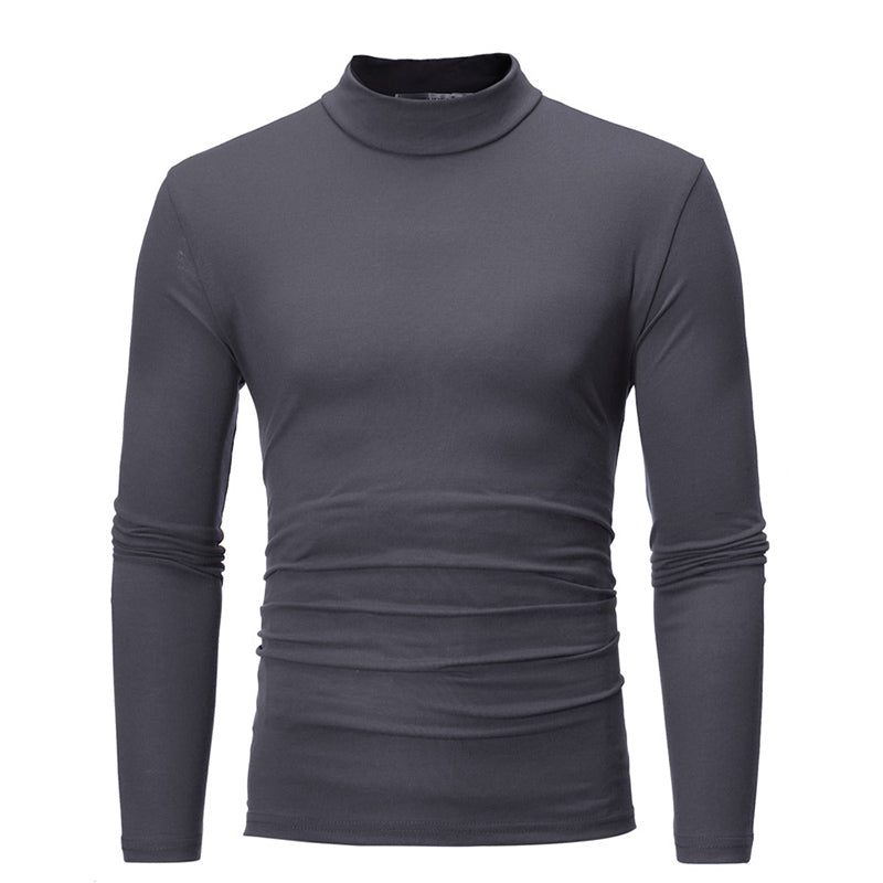 📢📢60 % de réduction !!!✨T-shirt thermique homme à col montant : chaud, respirant & décontracté pour automne-hiver ! ❄️