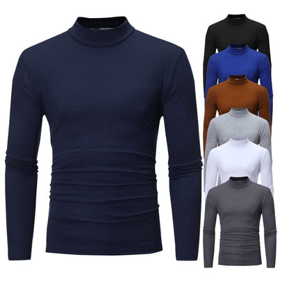 📢📢60 % de réduction !!!✨T-shirt thermique homme à col montant : chaud, respirant & décontracté pour automne-hiver ! ❄️