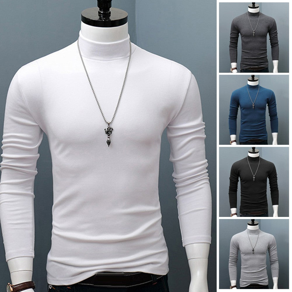 📢📢60 % de réduction !!!✨T-shirt thermique homme à col montant : chaud, respirant & décontracté pour automne-hiver ! ❄️