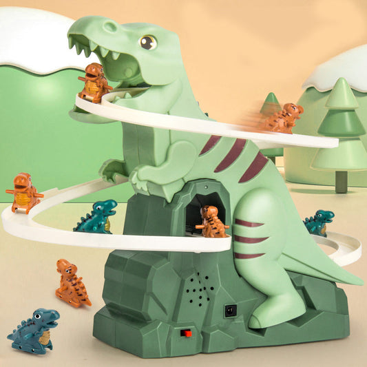 💝Dárkový nápad Horký prodej 49% VYPNUTO-Elektrický dinosaurus Chase Race Track Playset🦕