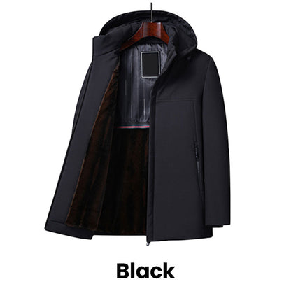 ✨Pánský tepelný tlustý kabát s kapucí Parka Coat