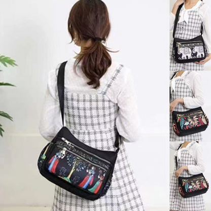 👜Velkokapacitní módní tištěné Messenger Bag