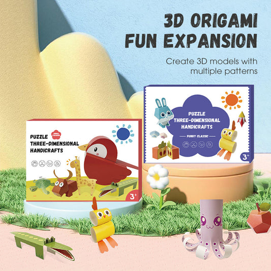 🎨3D ručně vyráběná kniha Origami