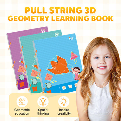 👶✨Kniha pro výuku 3D geometrie s tahacími provázky