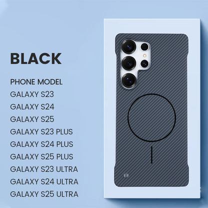 📱🔥 Pouzdro s magnetickým pocitem nahého zařízení pro Galaxy S23/S24/S25