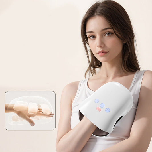 3stupňový bezdrátový ruční masážní přístroj s funkcí ohřevu a komprese