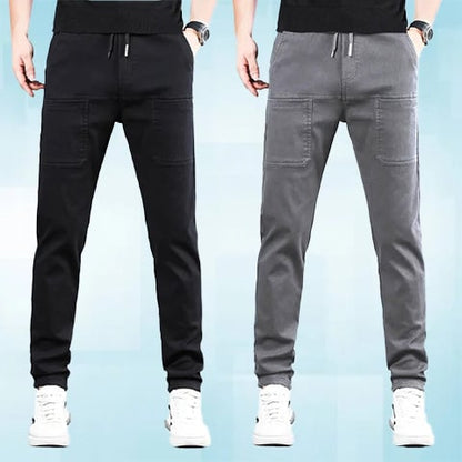 👖50 % DE RÉDUCTION🛠️MultiPants – Pantalon cargo durable avec de multiples poches et une grande élasticité