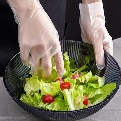 🥒✨Průhledné, zesílené jednorázové rukavice v potravinářské kvalitě