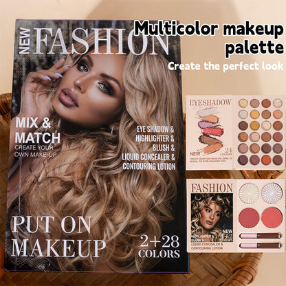 🥳Speciální nabídky na černý pátek💥24 Colors Eyeshadow Palette - 5 Layers Book Style Eyeshadow Palette