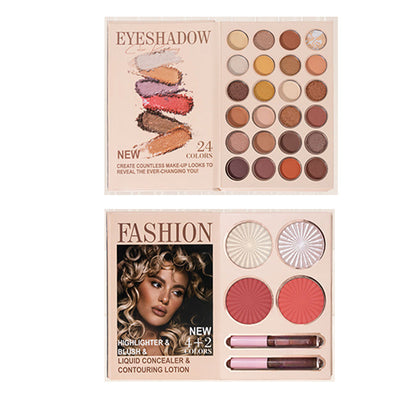 🥳Speciální nabídky na černý pátek💥24 Colors Eyeshadow Palette - 5 Layers Book Style Eyeshadow Palette