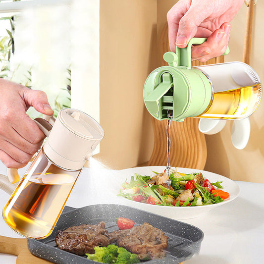 Dvojfunkční dávkovač oleje se stříkací tryskou