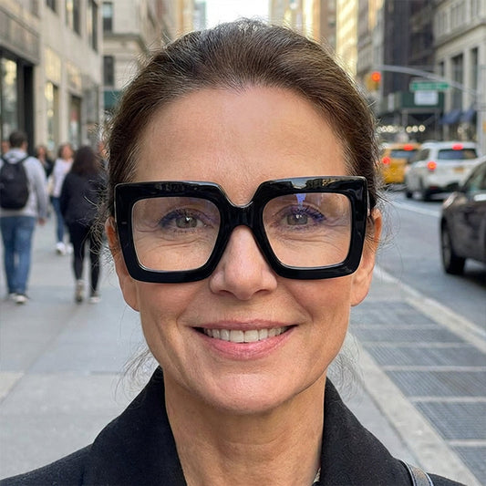 📢📢50% SLEVA !!!⏰ Elegantní oversized čtvercové brýle blokující modré světlo