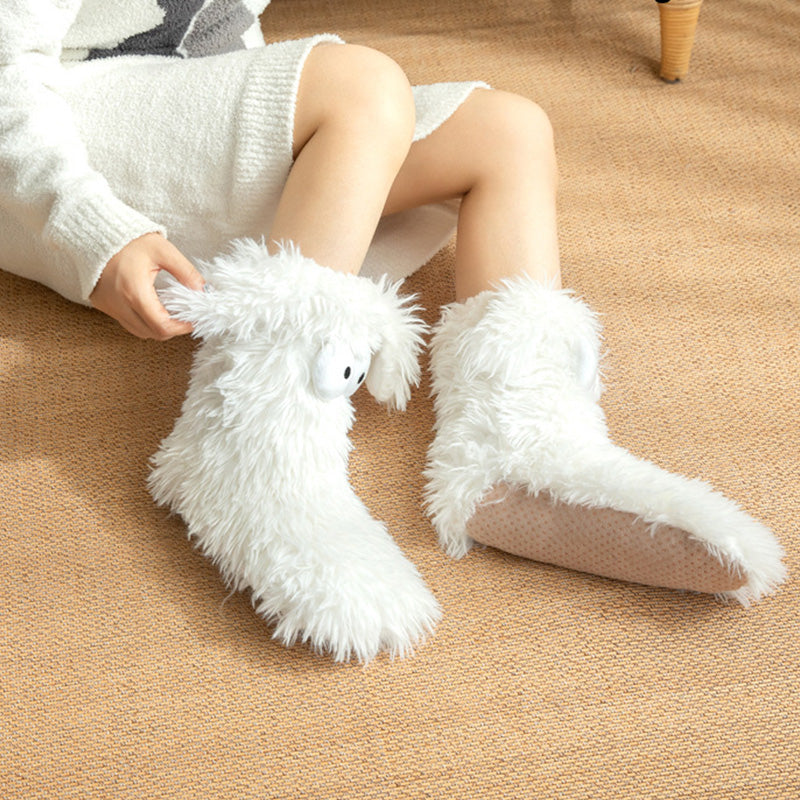 🥳💞 +45 000 vendues🔥🧦Chaussettes peluche femme en polaire, chaudes et antidérapantes❄️🎁