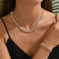 💝 Dvojnásobný lesk – Náhrdelník a náramek Leaf Link | Elegantní, univerzální, ideální dárek ✨💎