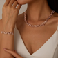 💝 Dvojnásobný lesk – Náhrdelník a náramek Leaf Link | Elegantní, univerzální, ideální dárek ✨💎