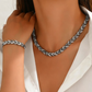 💝 Dvojnásobný lesk – Náhrdelník a náramek Leaf Link | Elegantní, univerzální, ideální dárek ✨💎