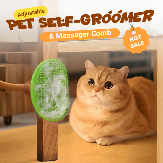 🐱Nastavitelný hřeben pro péči o srst a masáž zvířat