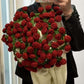 💐Háčkovaná růžová kytice Pletená deka